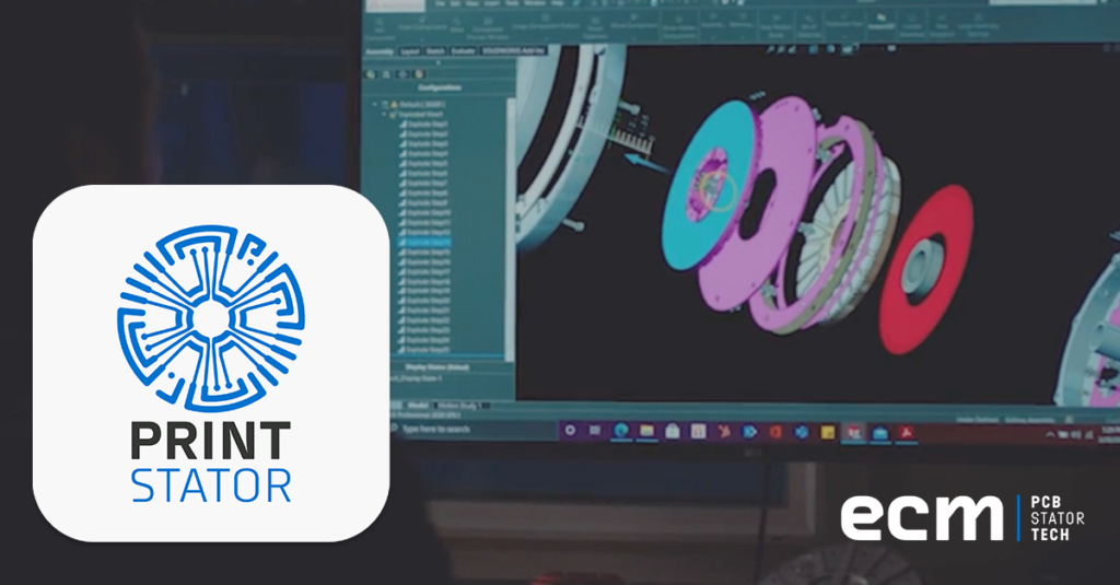 ECM Printed Circuit Board Stator Electric Motor Software PrintStator 