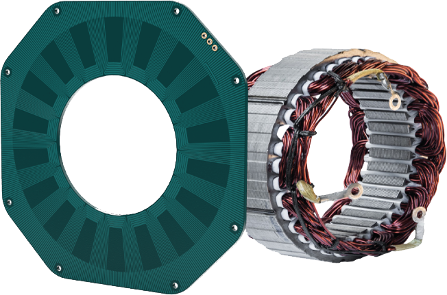 Energy Efficient Motors - PCB Stator vc Conventional copper wound stator