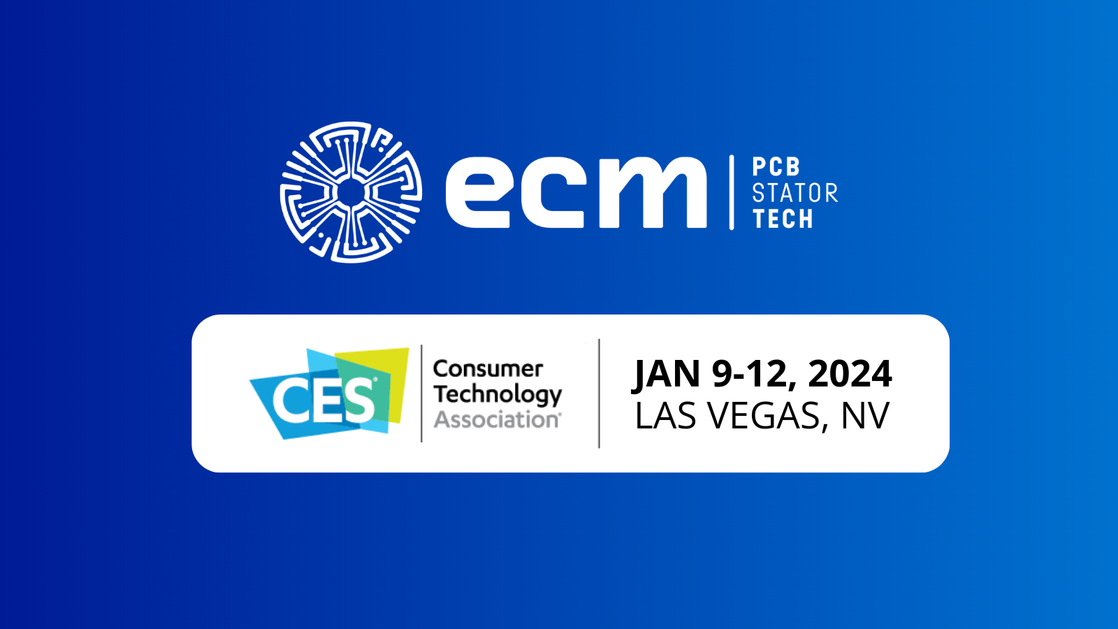 ECM PCB Stator Tech CES 2024 PCB Stator Tech   CES  