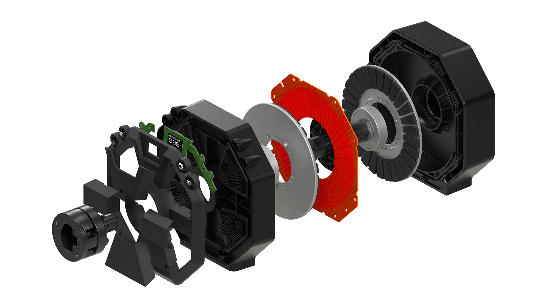 ECM To Demo Thrustmaster Simracing Console With Integrated PCB 